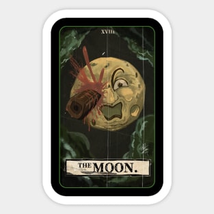 TAROT XVIII - THE MOON Sticker